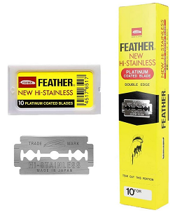 Feather Hi-Stainless For Safety Razors